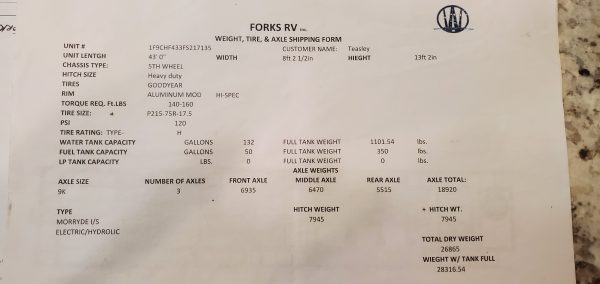 LUXURY 4-Seasons Continental Coach 41 Foot 5th Wheel by Forks RV - Image 61